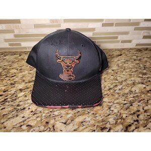 Chicago Bulls Hat Windy City Black Red 47 Brand Snapback Cap NBA Basketball